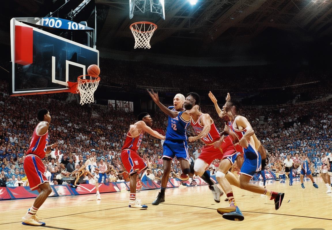 巴塞罗那奥运巅峰对决：梦之队与中国男篮篮球传奇对决(图4)